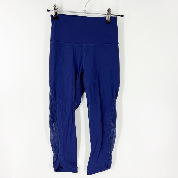 ✅ Lululemon | Fresh In Mesh Tight in BLUE SIZE 2 - Picture 1 of 7